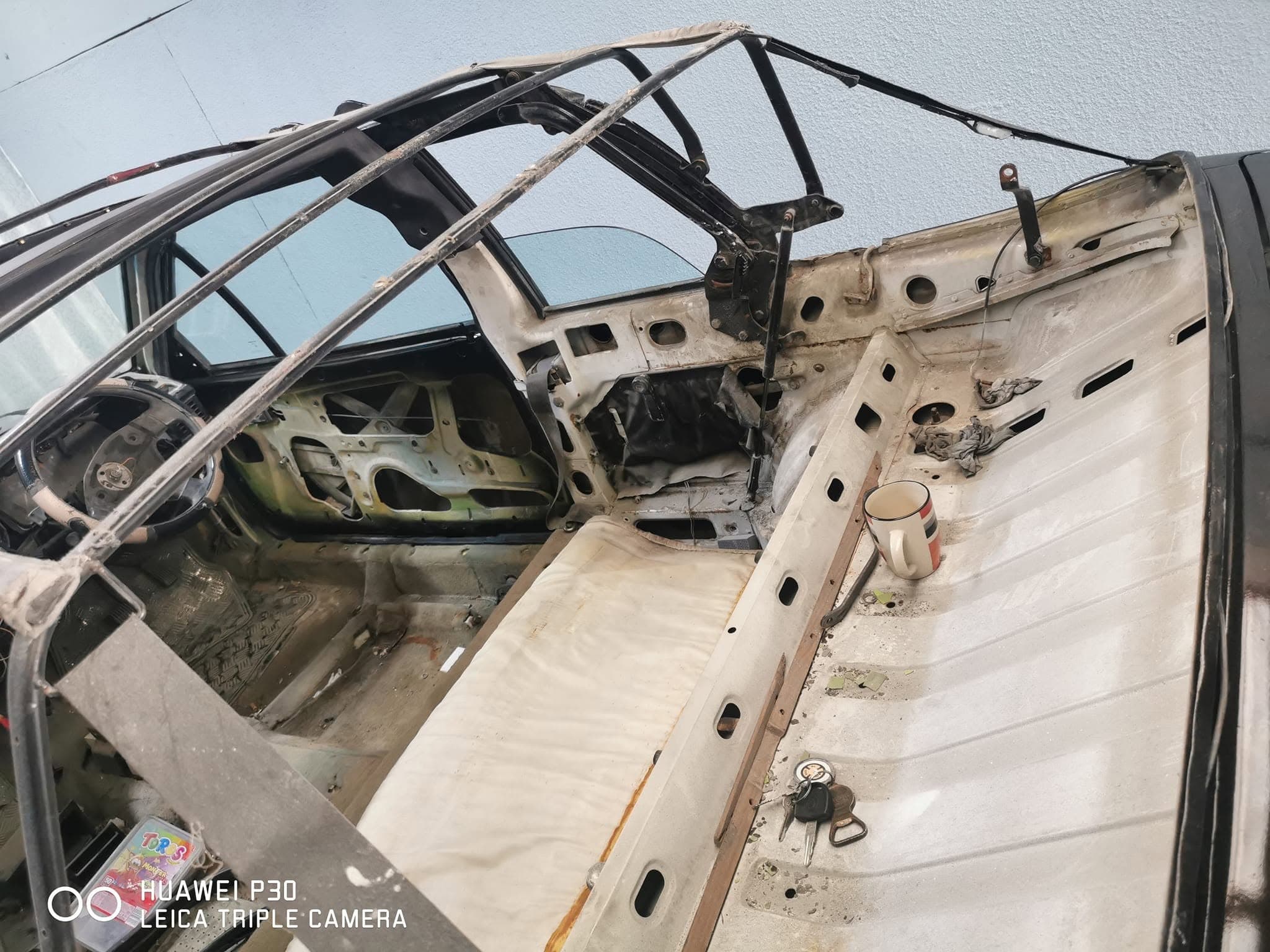 Before restoration work